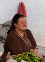 Woman and peppers, Selcuk Turkey